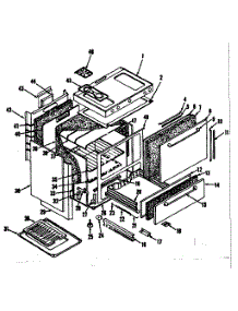 Body Section parts for Kenmore Range 119.8386700 (1198386700, 119 8386700) from AppliancePartsPros.com