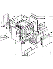 Body Section parts for Kenmore Range 119.9017240 (1199017240, 119 9017240) from AppliancePartsPros.com