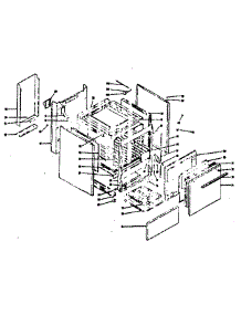 Body Section parts for Kenmore Range 119.9017341 (1199017341, 119 9017341) from AppliancePartsPros.com