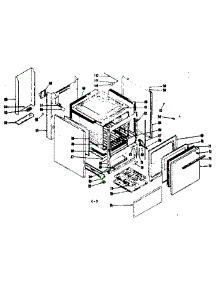 Body Section parts for Kenmore Range 119.9027440 (1199027440, 119 9027440) from AppliancePartsPros.com