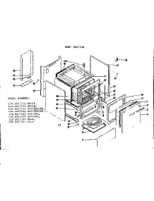 Body Section parts for Kenmore Range 119.9027561 (1199027561, 119 9027561) from AppliancePartsPros.com