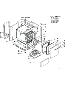 Body Section parts for Kenmore Range 119.9027660 (1199027660, 119 9027660) from AppliancePartsPros.com