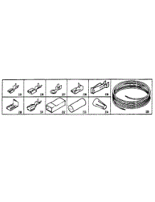Wiring And Wiring Terminals parts for Kenmore Range 119.9038810 (1199038810, 119 9038810) from AppliancePartsPros.com