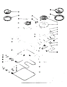 Main Top And Oven Units parts for Kenmore Range 119.9047420 (1199047420, 119 9047420) from AppliancePartsPros.com