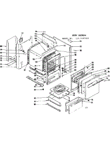 Body Section parts for Kenmore Range 119.9047810 (1199047810, 119 9047810) from AppliancePartsPros.com