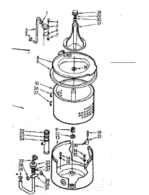 Tub And Basket Assembly parts for Kenmore Washer 110.7005504 (1107005504, 110 7005504) from AppliancePartsPros.com