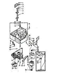 Drive System parts for Kenmore Washer 110.7005510 (1107005510, 110 7005510) from AppliancePartsPros.com