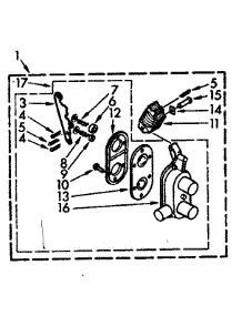 Two Way Valve Assembly parts for Kenmore Washer 110.7005510 (1107005510, 110 7005510) from AppliancePartsPros.com