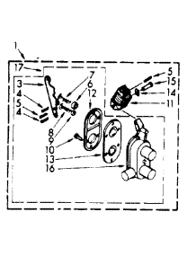 Two Way Valve Assembly parts for Kenmore Washer 110.7005511 (1107005511, 110 7005511) from AppliancePartsPros.com