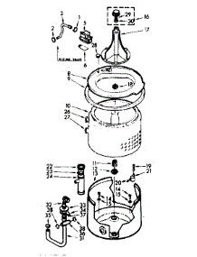 Tub And Basket Assembly parts for Kenmore Washer 110.7005512 (1107005512, 110 7005512) from AppliancePartsPros.com