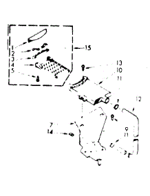Filter Assembly parts for Kenmore Washer 110.7005512 (1107005512, 110 7005512) from AppliancePartsPros.com