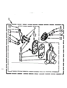 Two Way Valve Assembly parts for Kenmore Washer 110.7005553 (1107005553, 110 7005553) from AppliancePartsPros.com