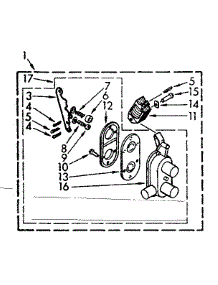 Two Way Valve Assembly parts for Kenmore Washer 110.7005554 (1107005554, 110 7005554) from AppliancePartsPros.com