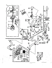 Water System parts for Kenmore Washer 110.7005601 (1107005601, 110 7005601) from AppliancePartsPros.com