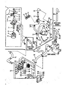 Water System parts for Kenmore Washer 110.7005615 (1107005615, 110 7005615) from AppliancePartsPros.com