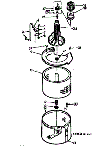 Tub And Basket Assembly parts for Kenmore Washer 110.7005618 (1107005618, 110 7005618) from AppliancePartsPros.com