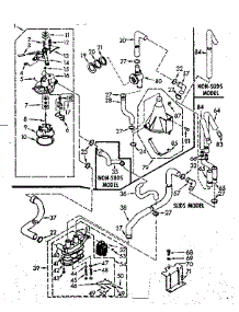 Water System parts for Kenmore Washer 110.7005650 (1107005650, 110 7005650) from AppliancePartsPros.com