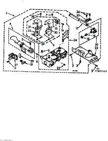 Burner Asm parts for Kenmore Dryer 110.7007523 (1107007523, 110 7007523) from AppliancePartsPros.com