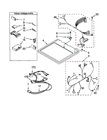 Dryer parts for Kenmore Dryer 110.70092991 (11070092991, 110 70092991) from AppliancePartsPros.com