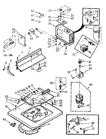 Top And Console parts for Kenmore Washer 110.7014020 (1107014020, 110 7014020) from AppliancePartsPros.com