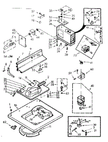 Top And Console parts for Kenmore Washer 110.7014021 (1107014021, 110 7014021) from AppliancePartsPros.com