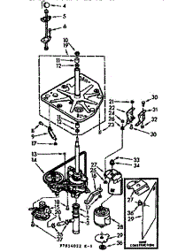 Drive System parts for Kenmore Washer 110.7014022 (1107014022, 110 7014022) from AppliancePartsPros.com