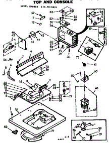 Top And Console parts for Kenmore Washer 110.7014022 (1107014022, 110 7014022) from AppliancePartsPros.com