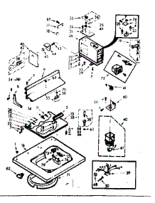 Top And Console parts for Kenmore Washer 110.7014023 (1107014023, 110 7014023) from AppliancePartsPros.com
