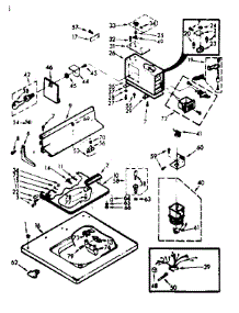 Top And Console parts for Kenmore Washer 110.7014024 (1107014024, 110 7014024) from AppliancePartsPros.com