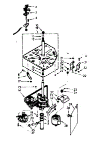 Drive System parts for Kenmore Washer 110.7014025 (1107014025, 110 7014025) from AppliancePartsPros.com