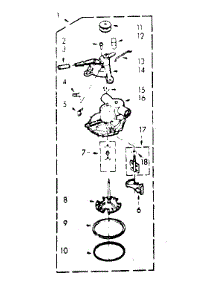 Pump Assembly parts for Kenmore Washer 110.7014025 (1107014025, 110 7014025) from AppliancePartsPros.com