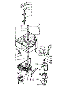 Drive System parts for Kenmore Washer 110.7014552 (1107014552, 110 7014552) from AppliancePartsPros.com