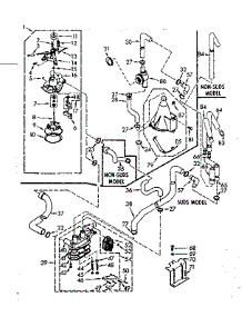 Water System parts for Kenmore Washer 110.7014603 (1107014603, 110 7014603) from AppliancePartsPros.com