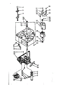 Drive System parts for Kenmore Washer 110.7014610 (1107014610, 110 7014610) from AppliancePartsPros.com