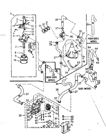 Water System parts for Kenmore Washer 110.7014610 (1107014610, 110 7014610) from AppliancePartsPros.com