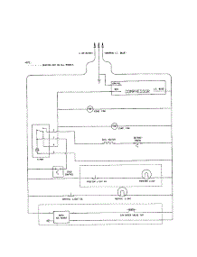 Wiring Schematic parts for Kenmore Refrigerator 253.61822100 (25361822100, 253 61822100) from AppliancePartsPros.com