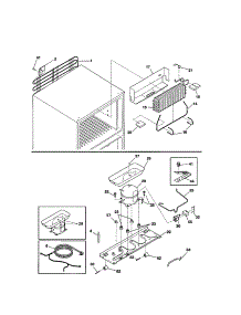 System parts for Kenmore Refrigerator 253.61822102 (25361822102, 253 61822102) from AppliancePartsPros.com