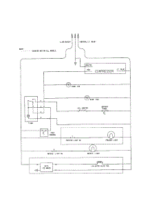 Wiring Schematic parts for Kenmore Refrigerator 253.61842100 (25361842100, 253 61842100) from AppliancePartsPros.com