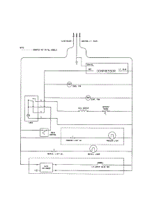 Wiring Schematic parts for Kenmore Refrigerator 253.61842102 (25361842102, 253 61842102) from AppliancePartsPros.com