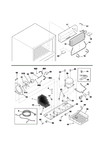 System parts for Kenmore Refrigerator 253.61842106 (25361842106, 253 61842106) from AppliancePartsPros.com