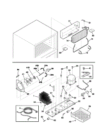 System parts for Kenmore Refrigerator 253.62074302 (25362074302, 253 62074302) from AppliancePartsPros.com