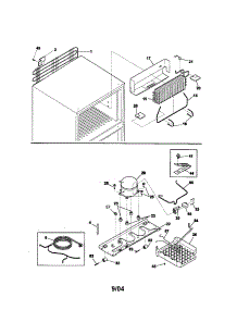 System parts for Kenmore Refrigerator 253.62802200 (25362802200, 253 62802200) from AppliancePartsPros.com