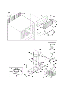 System parts for Kenmore Refrigerator 253.62812204 (25362812204, 253 62812204) from AppliancePartsPros.com