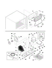 System parts for Kenmore Refrigerator 253.62872204 (25362872204, 253 62872204) from AppliancePartsPros.com