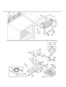 System parts for Kenmore Refrigerator 253.63702202 (25363702202, 253 63702202) from AppliancePartsPros.com