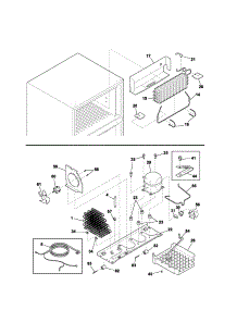 System parts for Kenmore Refrigerator 253.63782302 (25363782302, 253 63782302) from AppliancePartsPros.com
