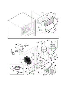 System parts for Kenmore Refrigerator 253.63873304 (25363873304, 253 63873304) from AppliancePartsPros.com