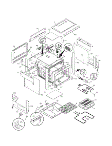 Body parts for Kenmore Range 790.46573401 (79046573401, 790 46573401) from AppliancePartsPros.com