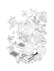 Body parts for Kenmore Range 790.46594503 (79046594503, 790 46594503) from AppliancePartsPros.com