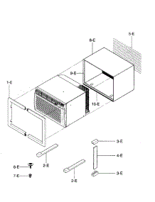 Instalation Kit parts for Kenmore Air Conditioner 580.75085500 (58075085500, 580 75085500) from AppliancePartsPros.com